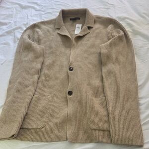 Banana Republic Tan Organic Cotton Cardigan